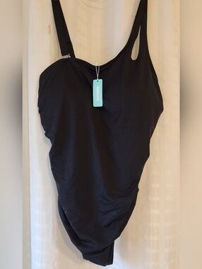 Aqua Eve 1 Piece Swimsuit Sz 22W NWT